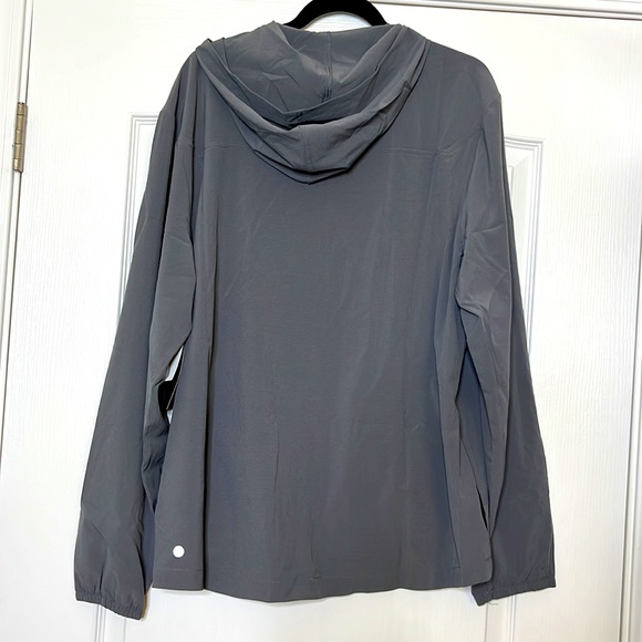 Grey Performance jacket with hood - Picture 4 of 7